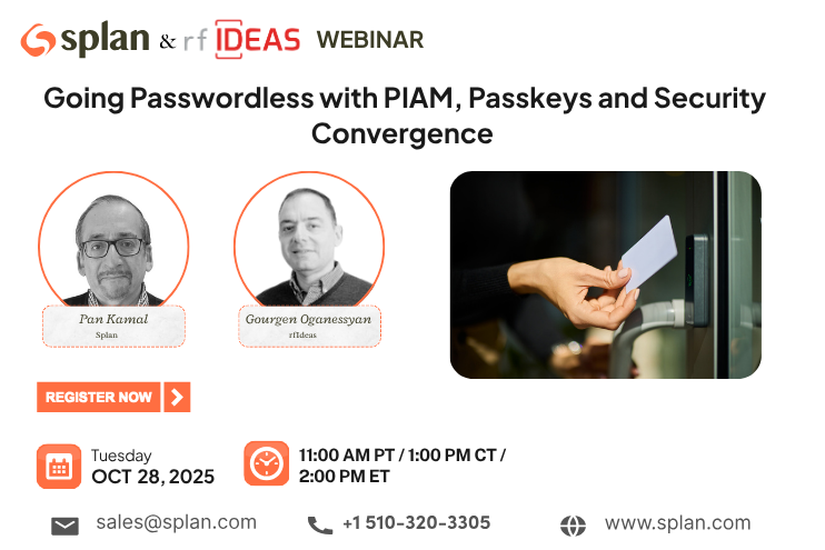 Splan PIAM and Visitor Management for secure access